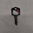 Hello Kitty Black Kwikset House Key (KW-SR2)