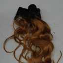 Human Hair 3 Bundles 12 14 16 Inch Ombre Brown Body Wave Bundles 2 Tone Black and Brown 100% Virgin Human Hair Brazilian Weave Remy Hair for Women(T1B/30#)