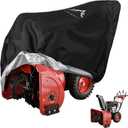 Himal Outdoors Snow Blower Cover-600D Heavy Duty Polyester,Waterproof,UV Protection,Universal Size for Most Electric Two Stage Snow Blowers 58" L x 33" W x 52" H(XL)
