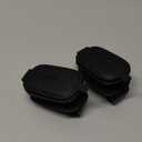 2 Pack Magnetic Sunglasses Holder for Car Visor [One Hand Operation & Scratch Proof], Chfeila No Slip Sunglass Holder Clip Silicone Pad,Sunglass Holder Gadgets Eyeglass Holder for Cars & Glasses,Black