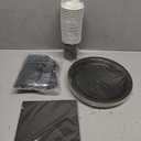 Party Set Of Guests Black Paper Plates 9 Inch,Bulk Black Paper Plates Cups Napkins and Tablecloth,Disposable Cake Plates Paper Plate Black for Birthday Wedding Party
