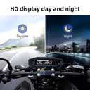 Motorcycle Speedometer MAIMEIMI 9-16V Universal Motorcycle Gauge Cluster with Digital Speedometer, Small Engine Tachometer, Odometer, 6 Gear 12000 RPM MPH Mini LCD VA Screen