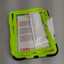 SEYMAC stock Case for iPad (A16) 11th/10th Generation 11''/10.9'' 2025/2022, Full-Body Drop Protection Case with Screen Protector &360 Rotate Hand Strap/Stand, Green+Black