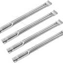Gas Grill Replacement Parts Tube Burner for Charbroil, Kenmore, Members Mark 720-0691A, Duro 740-3003-BI, Kirkland 720-0439, Master Chef, Nexgrill, 14 3/8 inch, Set of 4, KB890
