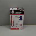 Franklin Sports MLB Kids Pitching Machine - POP ROCKET Kids Baseball Trainer - Includes 5 Plastic Baseballs & Baseball Bat, Multicolor Medium