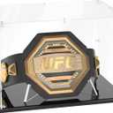 Acrylic Champion Belt Display Case, Clear Collector Showcase
Acrylic Champion Belt Display Case, 23.6"L x 15.7"W x 15.7"H Clear Collector Showcase with Dust-Proof & UV Protection