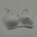Vanity Fair Women's Full Figure Wireless Bra, Extended Side & Back Smoothing, Lightly Lined Cups Up to DDD (38D, White)