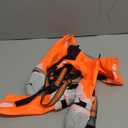 Dog Suspender Boots, Large Dog Rain Boots, Waterproof Doggy Winter Boot Snow Pants, Paw Protectors Legging Shoes with Suspenders, Anti-Slip Rain Boot (Large, Orangec)