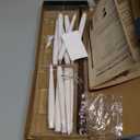 NURADA Floating Candles with Wand Remote Timer - Magic LED Hanging Flameless Taper Candles Flickering Battery Operated for Birthday Theme Party Halloween Home Window Decor - White 12 Pack