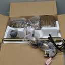 Dimmable Floor Lamp, Industrial Floor Lamps for Living Room, Antique Brass Tree Lamp Standing Lamp Tall Lamps with 3 Elegant Teardrop Cage Head & 800 Lumens LED Bulbs for Living Room Bedroom Office