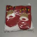 BenSorts Women Winter Thick Slipper Socks with Grippers Non Slip Warm Fuzzy Socks Christmas Gifts (1 Pair Christmas Deer)