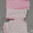 White and Pink Arch Cover 3 Set-6FT, 5FT, 4FT Arch Backdrop Cover Spandex Fitted 2-Color Fabric Stand Covers for Baby Shower Gilrs Birthday Party Ceremony Banquet Photo Background Decorations