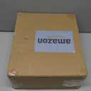 Bathroom Trash Can with Lid 3.1 Gallon Narrow Trash Can Small Plastic Trash Bin 12 Liter Rectangular Plastic Garbage Can with Press Type Lid for Bedroom Bathroom (Blackwhite)