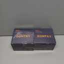 Dontay 2 Pack Pocket Door Privacy Lock, Flush Handles, 2-3/8" Backset, (Bed/Bath) Latch, Recessed Knob, Hardware for 1 3/8 to 2 3/16 Thickness Door (Including Edge Pull, Matte Black, Square)