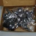 Nefish Office Chair Caster Wheels with Brake, 11mm, 2 Inch Heavy Duty Rubber Office Chair Wheel Replacement, Support 750lbs(Set of 5), Quiet Desk Chair Rollers, Safe for All Floors, Universal Fit