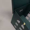 Squirrel Feeder for Outside Tree, Metal Squirrel Feeder with 3 Windows, Funny Squirrel Picnic Table Feeder for Chipmunks, Weatherproof Squirrel House Box for Outdoors