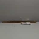 Ivilon Drapery Window Curtain Rod - End Cap Style Design 1 Inch Pole. 28 to 48 Inch Color Warm Gold
