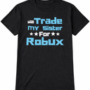 Child's Black T-shirt Size Large, Black