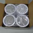 Laicky 4 Pack 20 Stage Shower Filter Universal Replacement Cartridge Hard Water Purifier Removes Chlorine, Heavy Metals, Iron, Other Sediments, Water Softener with High Output
