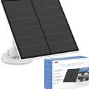 Feit Electric Solar Panel Continuous Charger Panel/SOL/CAM Compatible Feit Electric Smart Outdoor Camera CAM/WM/WiFi/BAT, 9ft Cord, Micro-USB, Adjustable Mounting Bracket