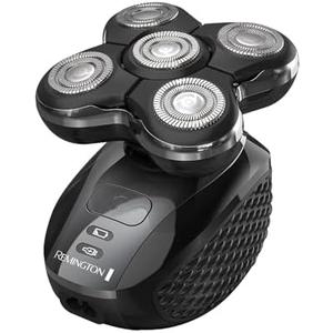 Remington Balder Pro Electric Razor for Head XR7000A - Premier Wet/Dry Bald Head Shaver, Flex Blades for a Close Shave, Cordless Rechargeable, Effortless Head Shaving with Precision Dual Track Heads