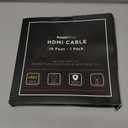 PowerBear 4K HDMI Cable 10 ft | High Speed Hdmi Cables, Braided Nylon & Gold Connectors, 4K @ 60Hz, Ultra HD, 2K, 1080P, ARC & CL3 Rated | for Laptop, Monitor, PS5, PS4, Xbox One, Fire TV, & More