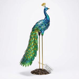 Solar Metal Peacock Garden Stake Light – Outdoor Decorative Peacock Statue for Lawn, Patio, and Backyard Decoration, 28inches