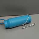 Paruu Portable Bottle Warmer for Travel, Easy-Clean Wide Mouth, Portable Milk Warmer with Fast Heating for Night Feeding, 7-Temp Control, Large 12oz Capacity, Ideal Gifts for New Parents, Blue