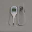 Boncare 9 Seconds Basal Body Thermometer for Ovulation, Oral Thermometer for Adults and Kids - Accurate Rectal Thermometer, with Fever Alarm and Large Display (Rice-White)