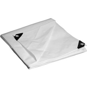 Dry Top Multi-Purpose Heavy Duty Poly Tarp, 10x20 Feet, White