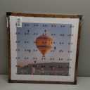 Wood 22x22 Picture Frame with 18x18 Mat Deep Brown, Display 18x18 with Mat or 22x22 without Mat, Wood 22 by 22 Photo Frame, 22 x 22 Frame for Wall Hanging Display, Deep Brown