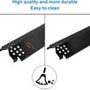 Uniflasy Grill Replacement Parts Kit for Expert Grill 720-0789H 4-Burner Propane Gas Grill Porcelain Steel Heat Plate Shield Stainless Steel Pipe Burners 4 Packs