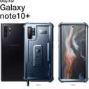 Dexnor for Samsung Galaxy Note 10+ Plus Case, [Built in Screen Protector and Kickstand] Heavy Duty Military Grade Protection Shockproof Protective Cover for Samsung Galaxy Note 10 Plus (Blue)
