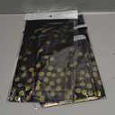 GREATRIL Black Gold Party Table Covers Tablecloth for Graduations/New Years Eve/Ceremony/Birthdays Decorations Rectangle Tablecover 54'' x 108'' - 2 Packs