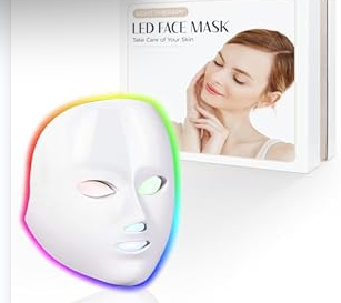 Led Face Mask Light Therapy, White 1234
