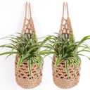 2PK Hanging Planter for 6 Inch Pot, Wall Planters for Indoor Plants (Jute)