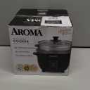 Aroma Housewares ARC-363-1NGB 3 Uncooked/6 Cups Cooked Rice Cooker, Steamer, Multicooker, 2-6 cups, Black