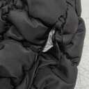 GOKTOW Puffer Quilted Carryall Bag,Quilted Shoulder Bag,Puffy Tote Bag Purse,Large Nylon Hobo Handbag (Black)