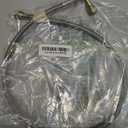 AN4 Turbo Oil Feed Line Kit 28" Pressure Remote Turbocharger Oil Drain Return Line with Adapter,Wrench 1 Set
