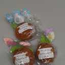 3 Pcs Christmas Teacher Gifts Positive Handmade Crochet Doll Thank You for Helping Me Grow Teacher Appreciation Gift for Women Valentine End of Year(Puff Flower)