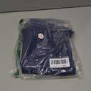 Tosewever Canvas Cross Back Chef Cotton Aprons for Men Women with Large Pockets (Blue)