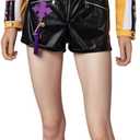 Cosfun Rumi Cosplay Costume Womens Uniform Set Tops Jacket Shorts Full Outfits for Stage Performance Halloween (X-Large, Multicolored)