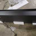 48 inches Electric Fireplace Inserts, Recessed and Wall Mounted Fireplace Heater, Linear Fireplace w/Thermostat, Remote & Touch Screen, Multicolor Flame, Timer, Log & Crystal, 750W/1500W (Black)