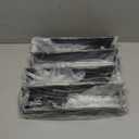 Nieifi Spice Rack Wall Mount, 4 Pack, Black, Screw or Adhesive Installation, Spice Rack Organizer for Your Kitchen Cabinet or Pantry Door