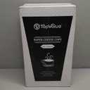 TV TOPVALUE 360 Pack 8 oz Paper Coffee Cups, Disposable Black Paper Cups for Hot Beverage, Drinking Water, Used for Cafes, Offices and Events