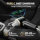 Cordless Car Vacuum Cleaner: Handheld Vacuum with 16000Pa Strong Suction, Brushless Motor & HEPA Filter, 7-in-1 Cleaning Kit, Type-C Charging for Home Office Car Pet