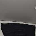 REKITA Women Swim Skirt Solid Color Waistband Skort Bikini Bottom (Medium, Black)