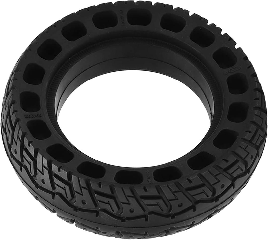 200x60 Electric Scooter Solid Tire, Scooter Tyre Excellent Grip Prevent Puncture for Outdoor Riding