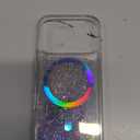 Case-Mate Soap Bubble iPhone 17 Pro Case [Compatible with MagSafe] - Liquid Glitter Phone Case with 12ft Drop Protection - Premium Magnetic Cover for iPhone 17 Pro - Iridescent Waterfall