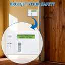 6160 Custom Alpha Alarm Keypad Display, Compatible with Honeywell VISTA-20P/15P/10P and Ademco Systems, Addressable Wired Security Keypad, Replacement for Ademco 6160 Keypad